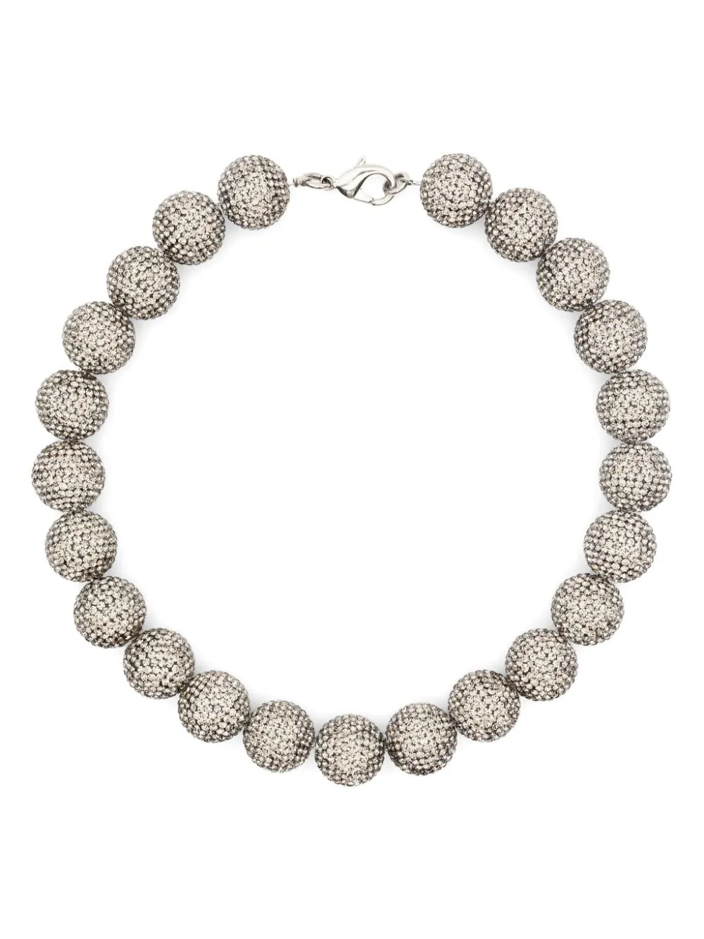Balenciaga Quantum beaded choker necklace | Silver | Image 1
