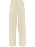 Helmut Lang pleated wide-leg trousers - White