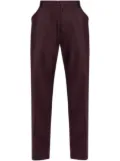 Victoria Beckham creased trousers - Red