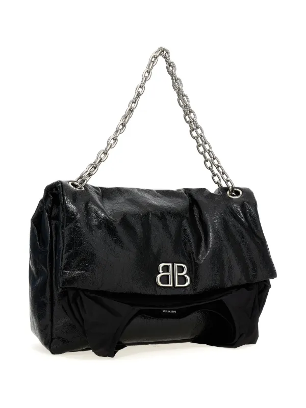 Balenciaga Large Monaco Tote Bag | Black | FARFETCH