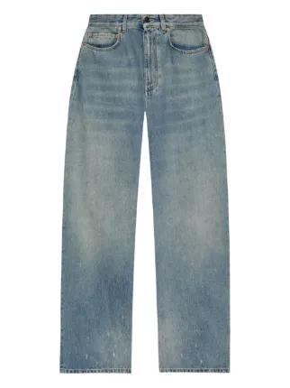【送料&関税込】Balenciaga Low Waist Jeans 関税込☆BALENCIAGA☆Low Crotch ワイドジーンズ (BALENCIAGA