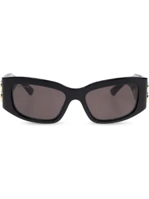 Balenciaga Eyewear BB-logo Sunglasses | Brown | FARFETCH GE