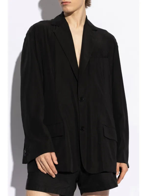 【送料&関税込】Balenciaga Blazer Balenciaga single-breasted Blazer | Black | FARFETCH