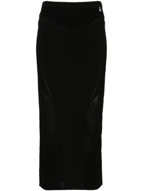 Patrizia Pepe logo-plaque midi skirt