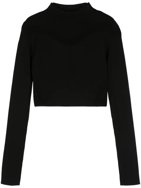 Patrizia Pepe cropped knitted top
