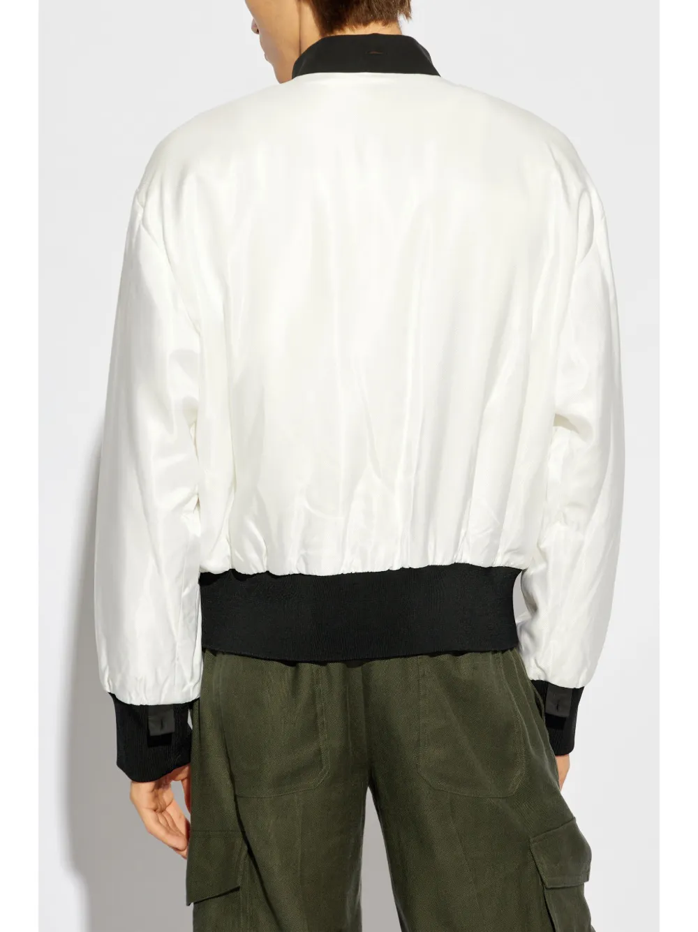 Helmut Lang レイヤード ボンバージャケット | ブラック