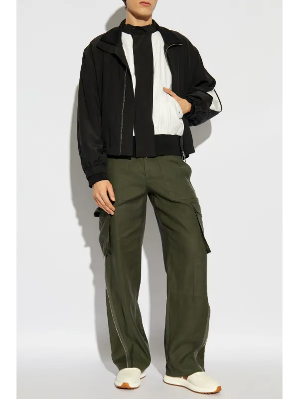 Helmut Lang レイヤード ボンバージャケット | ブラック