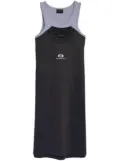 Balenciaga layered sleeveless dress - Black