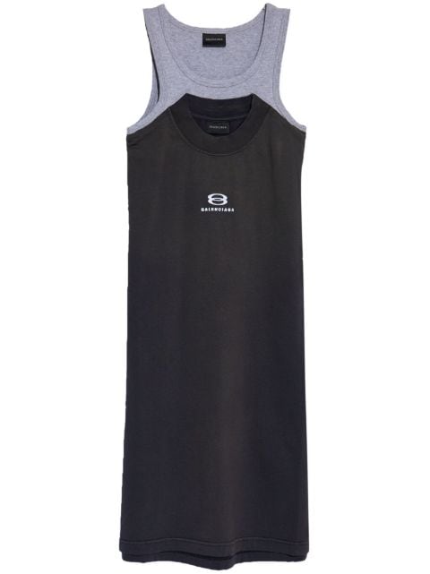 Balenciaga layered sleeveless dress 