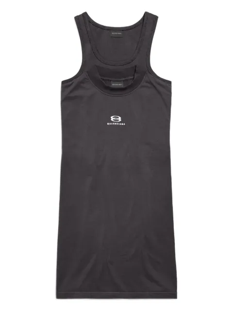 Balenciaga layered sleeveless dress