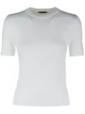 Balenciaga BB pointelle-knit T-shirt - White