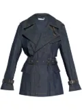 Helmut Lang denim trench jacket - Blue