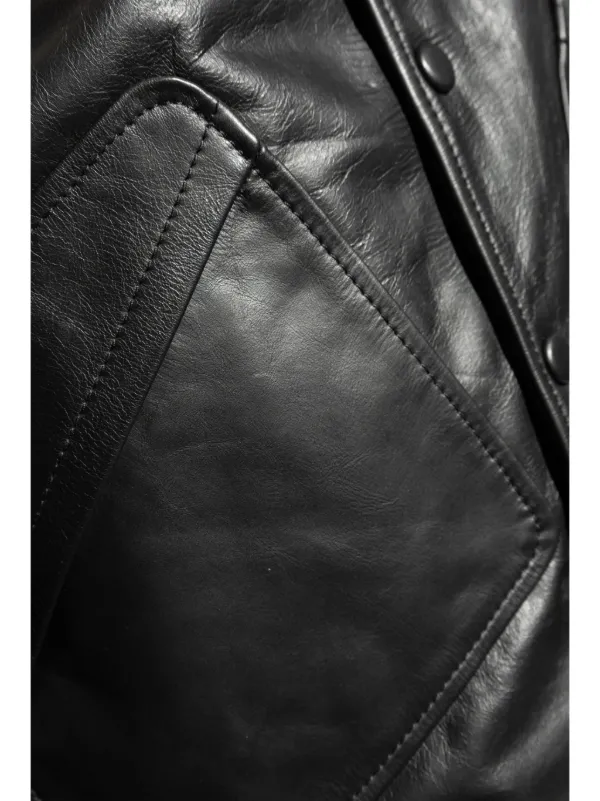 Victoria Beckham レザージャケット | ブラック | FARFETCH JP
