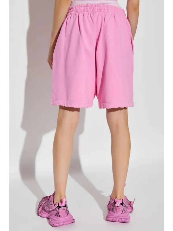 ショートパンツ BALENCIAGA Women Shorts  Burmudas 637898 843495 TSO17 1000 Balenciaga Pleated Shorts | Women's Clothing | Vitkac