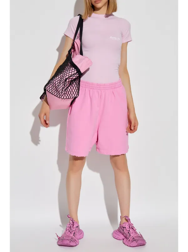 ショートパンツ BALENCIAGA Women Shorts  Burmudas 637898 843495 TSO17 1000 Balenciaga Pleated Shorts | Women's Clothing | Vitkac