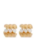 Lanvin faux-pearl earrings - Gold