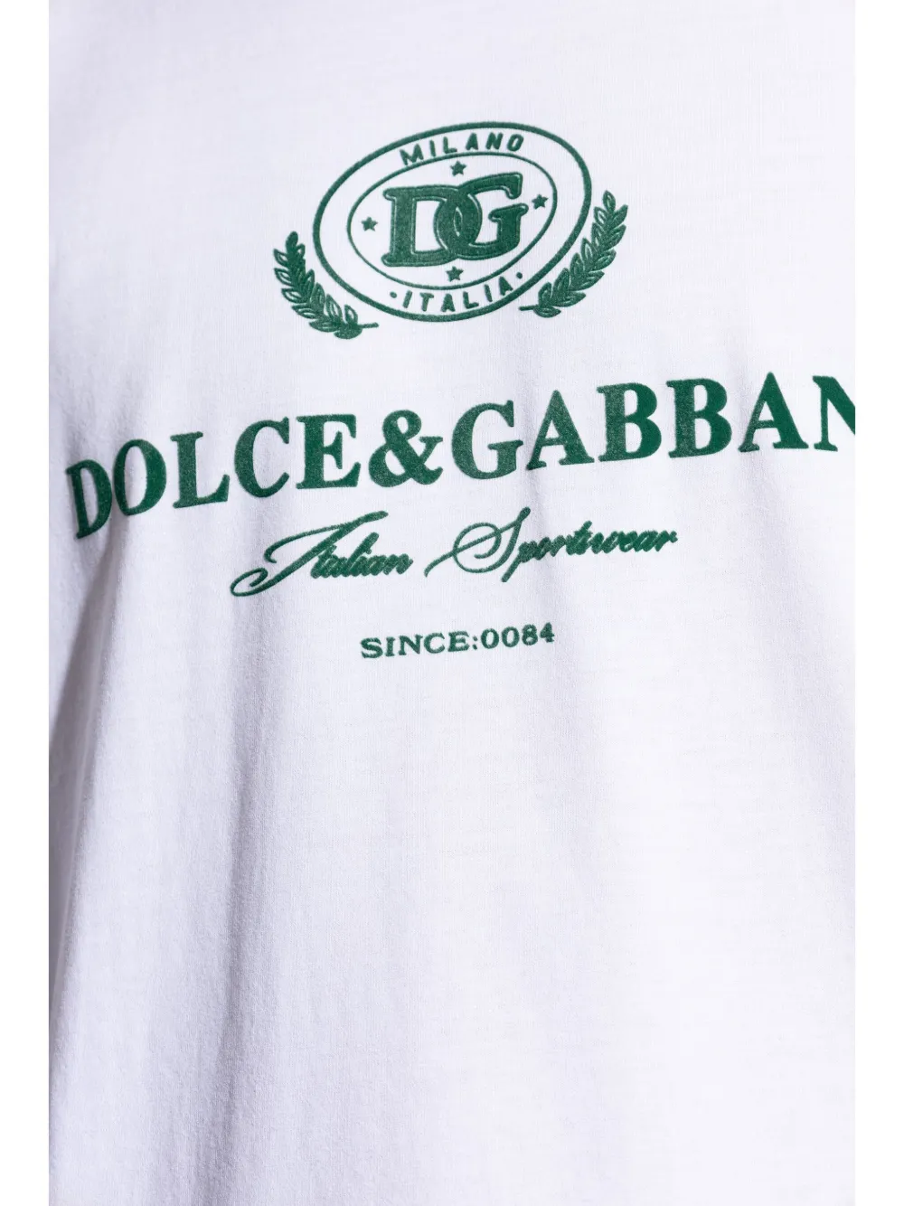 Dolce & Gabbana Katoenen T-shirt met logoprint Wit