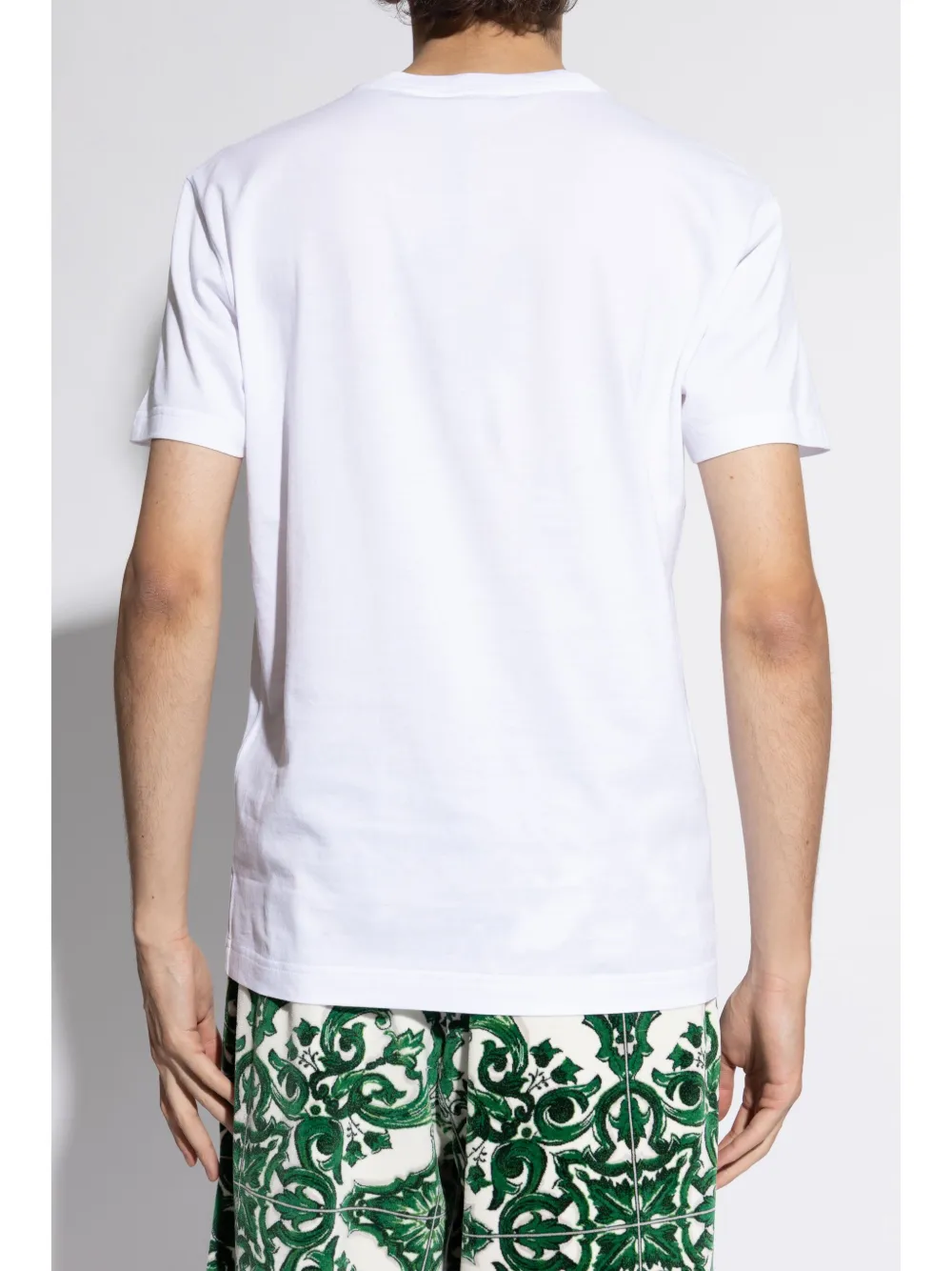 Dolce & Gabbana Katoenen T-shirt met logoprint Wit
