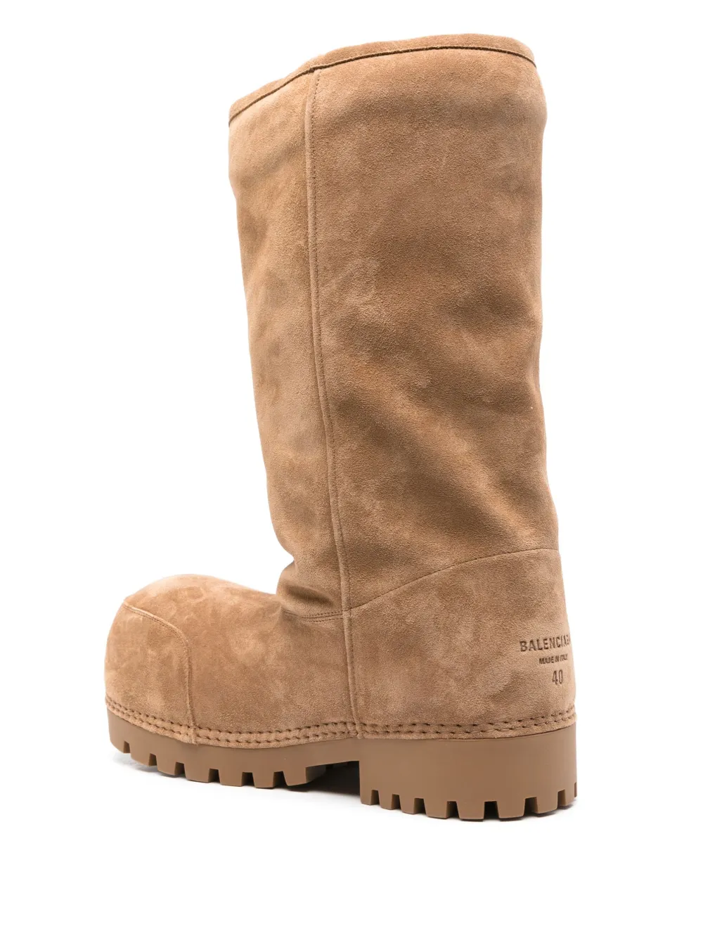 Balenciaga Leren enkellaarzen Bruin