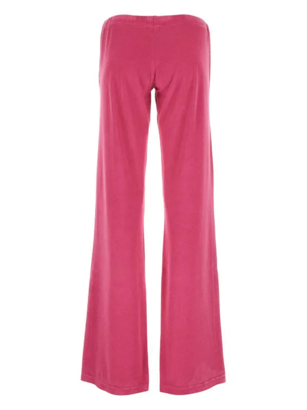 フィットネスボトムス BALENCIAGA Women Pants 791750TQVX4 5803 Pink Balenciaga Drawstring Track Pants | Pink | FARFETCH