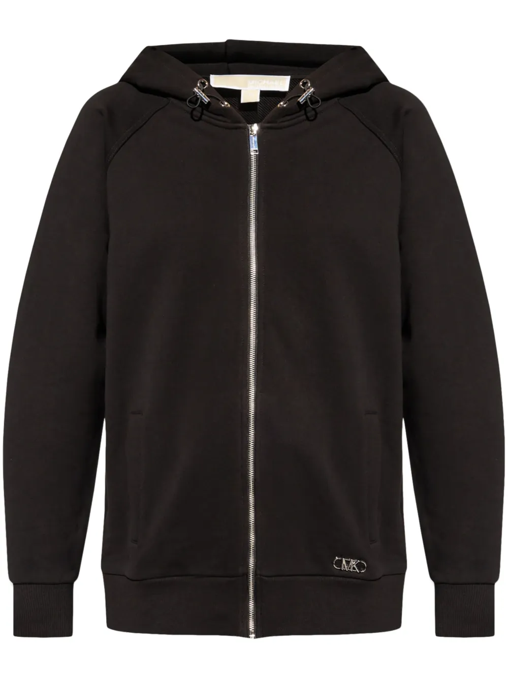 Michael Michael Kors Hoodie Con Placa Del Logo y Cierre Negro FARFETCH MX