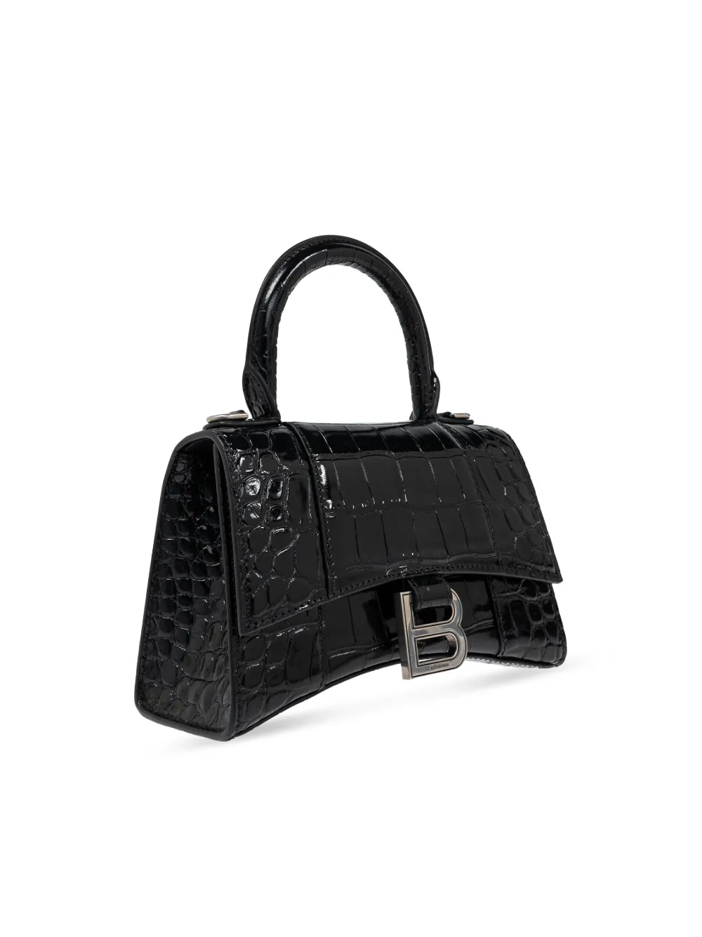 Balenciaga Hourglass kleine shopper Zwart