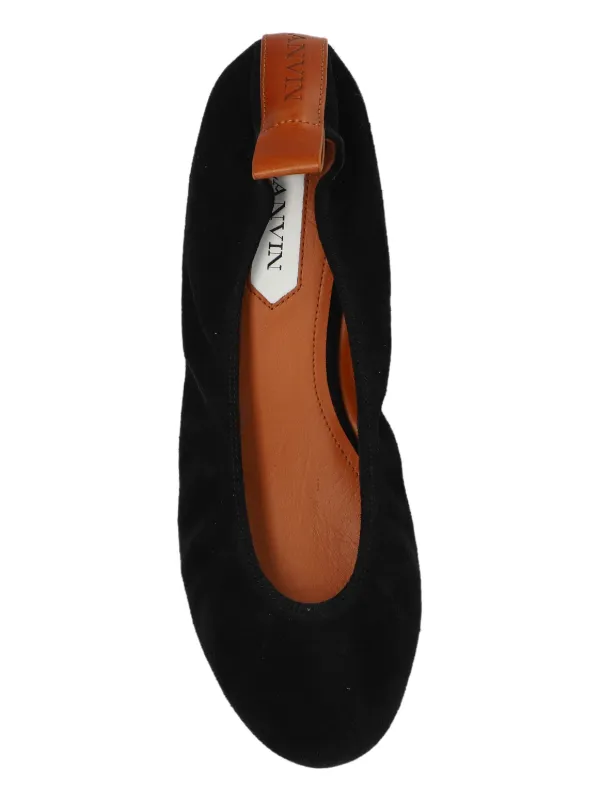 Lanvin レザー フラットシューズ | ブラック | FARFETCH JP