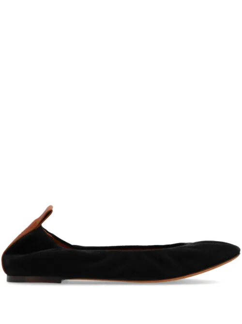 Lanvin ballerines texturées - Noir - Lanvin - Modalova
