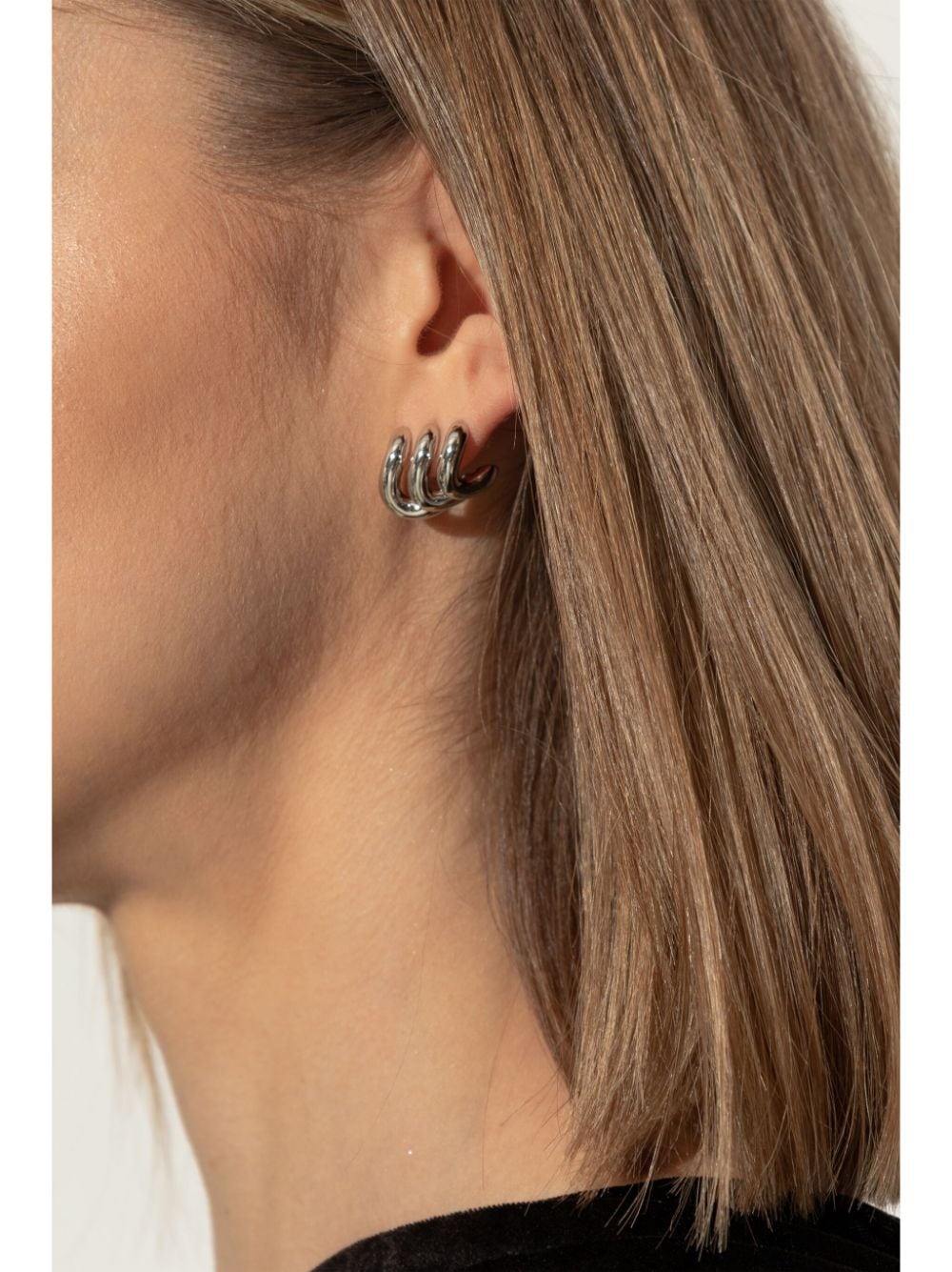 Balenciaga Loop Trio earrings - Zilver