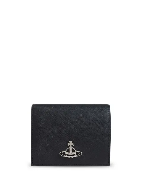 Vivienne Westwood bi-fold logo plaque wallet