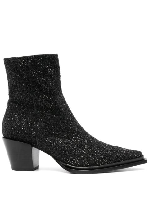 Jimmy Choo Cece Ab 60mm glitter ankle boots Women