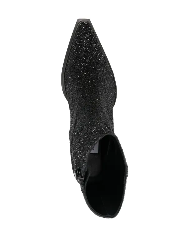 ショートブーツ・ブーティ Jimmy Choo Stivaletto Cece Ab 60 Glitterato Cece AB 60 | Coffee Lizard Printed Leather Ankle Boots