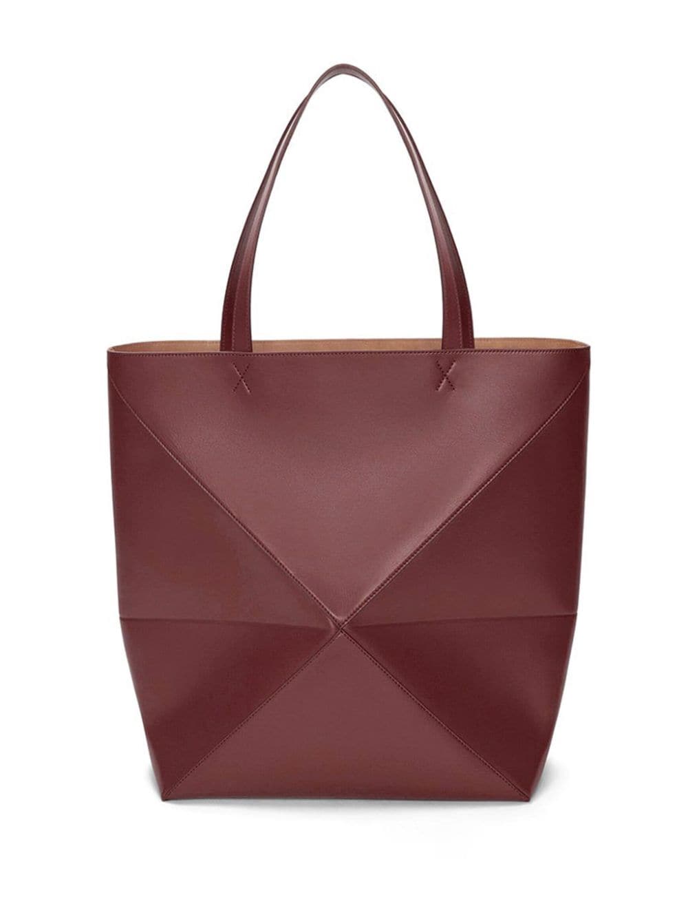 LOEWE Grote Puzzle Fold shopper - Rood