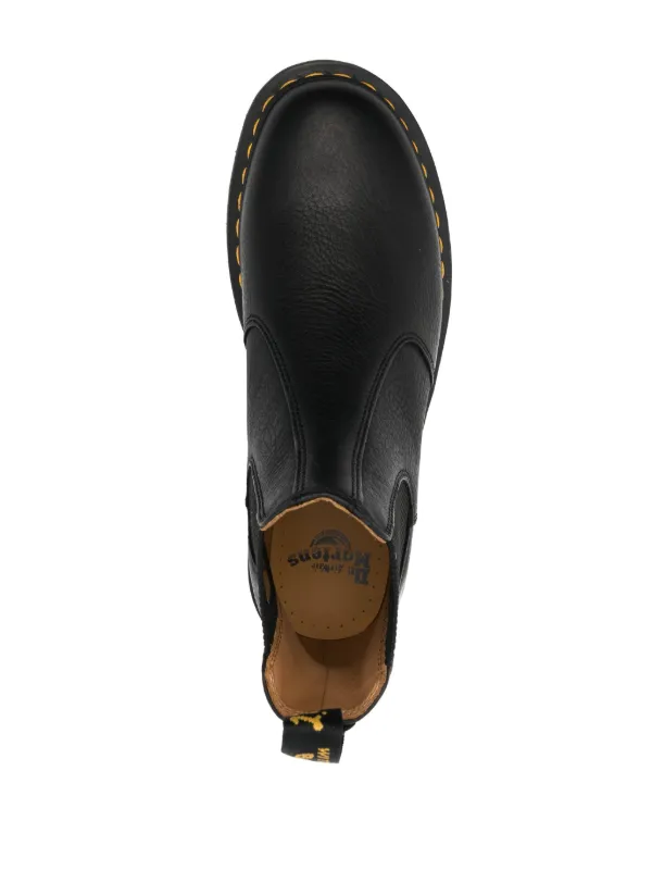 Dr. Martens 2976 Chelsea Leather Ankle Boots | Black | FARFETCH IN