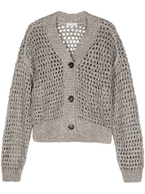 Brunello Cucinelli sequin-embellished cardigan Women