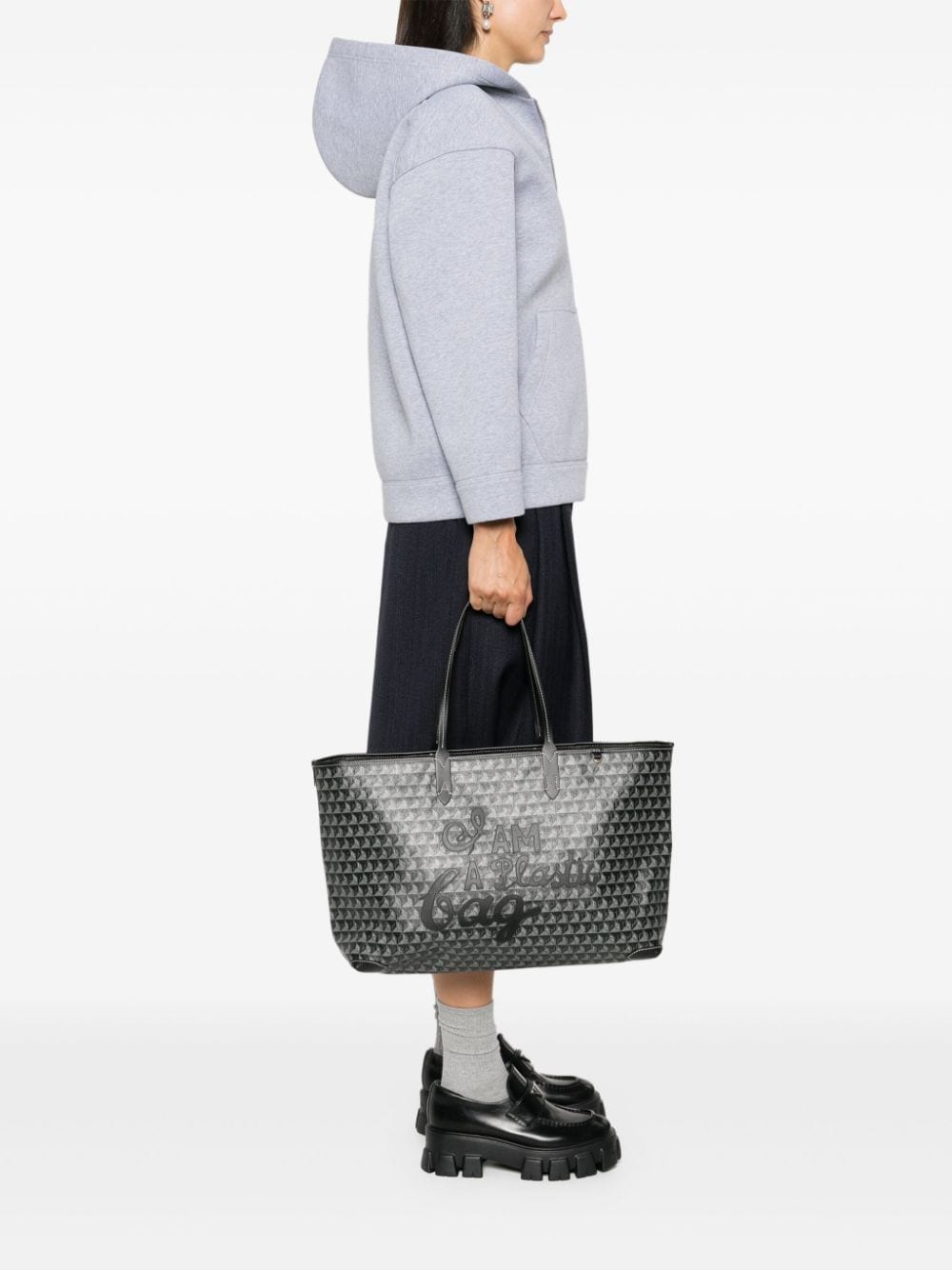 Anya Hindmarch I Am A Plastic Bag shopper - Grijs