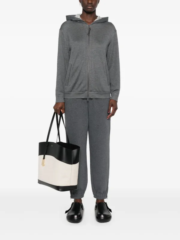 Brunello Cucinelli モニーレディテール パーカー | グレー | FARFETCH JP