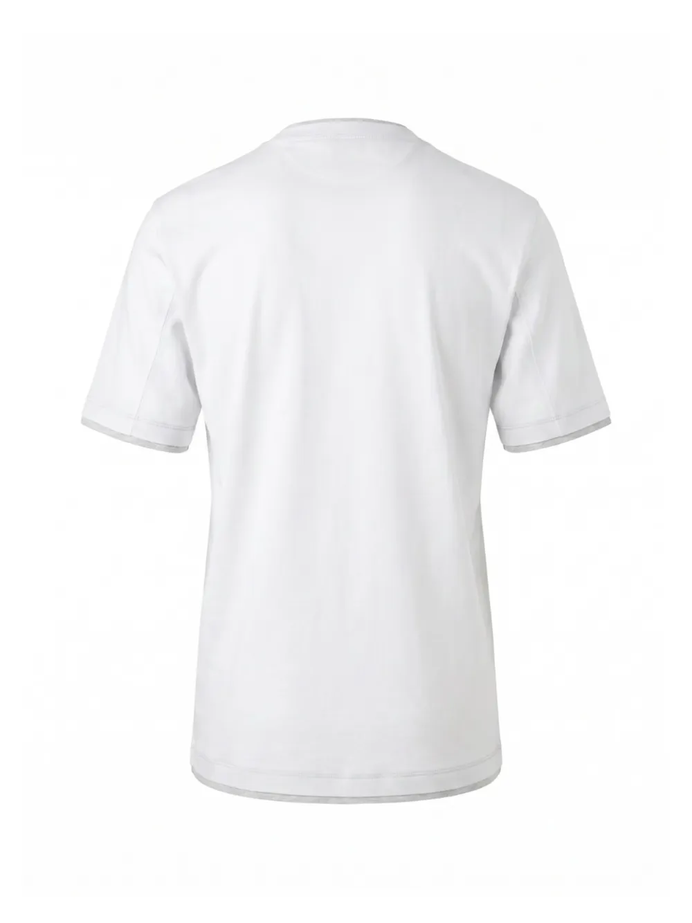 Brunello Cucinelli T-shirt met geborduurd logo Wit