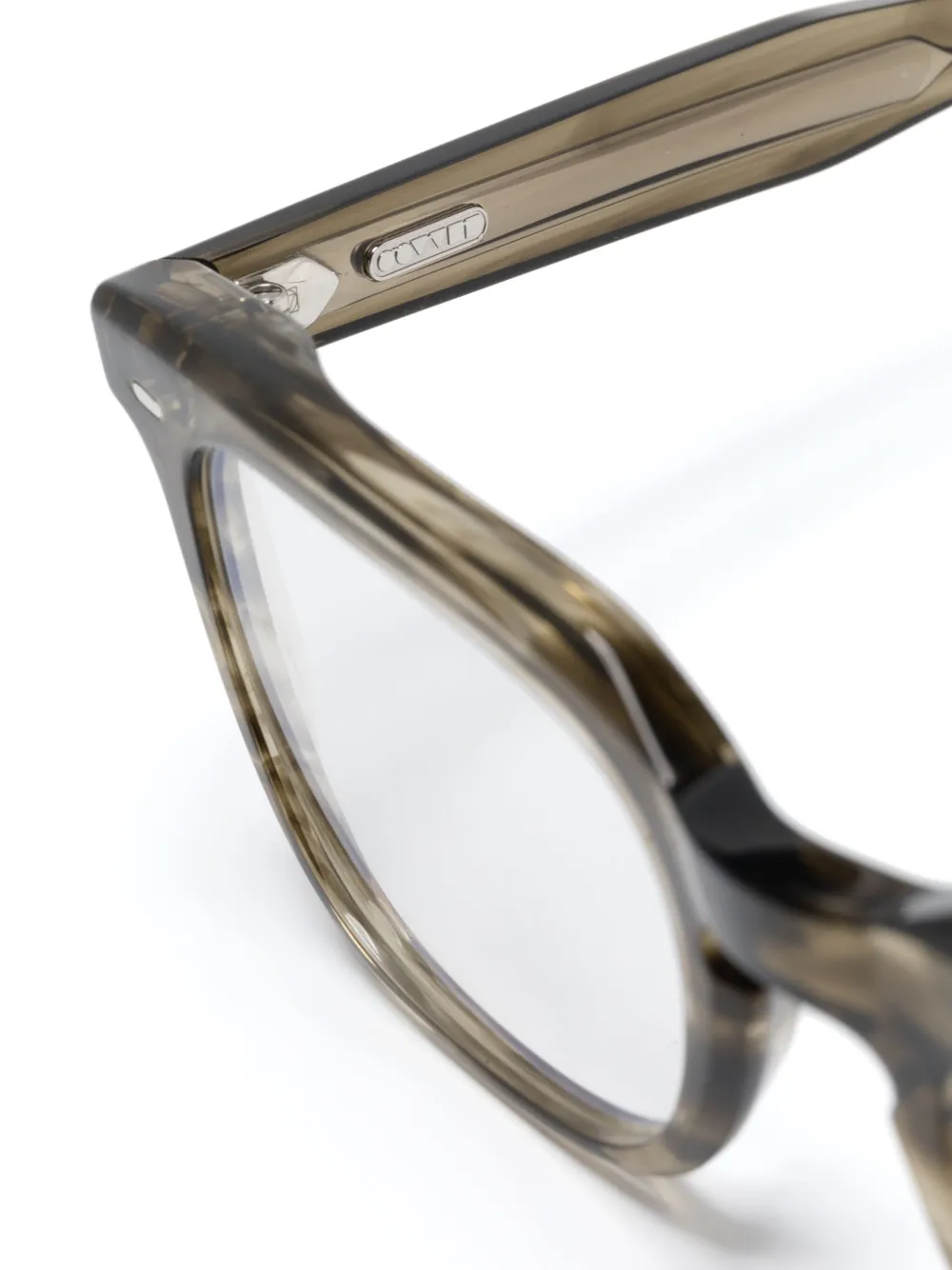 Oliver Peoples Afton bril met vierkant montuur Groen