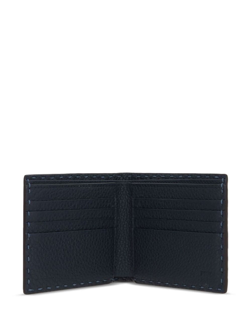 Shop Fendi Selleria Wallet In Blue