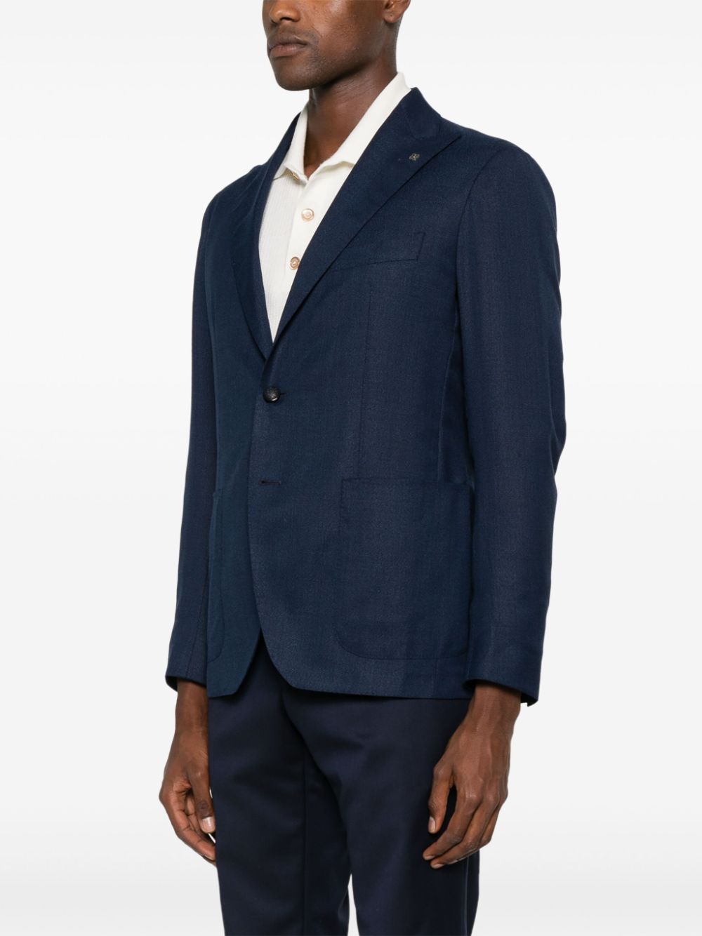 Shop Tagliatore Montecarlo Blazer In Blue