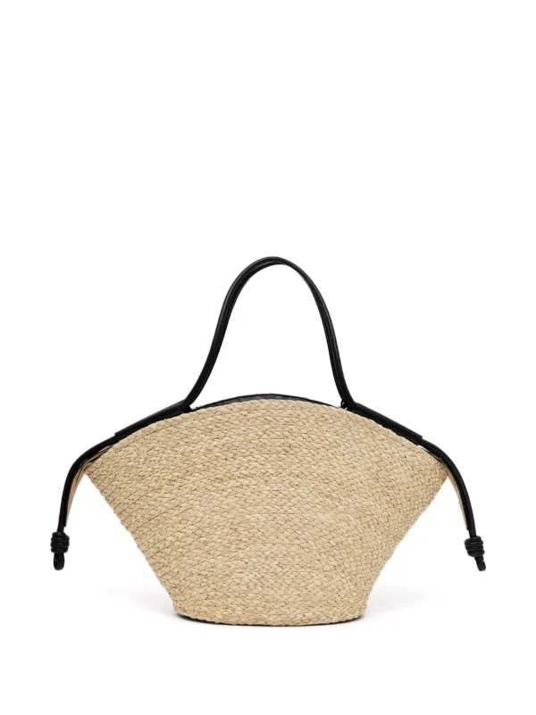 LOEWE Large Paseo Raffia Tote Bag Neutrals FARFETCH PH