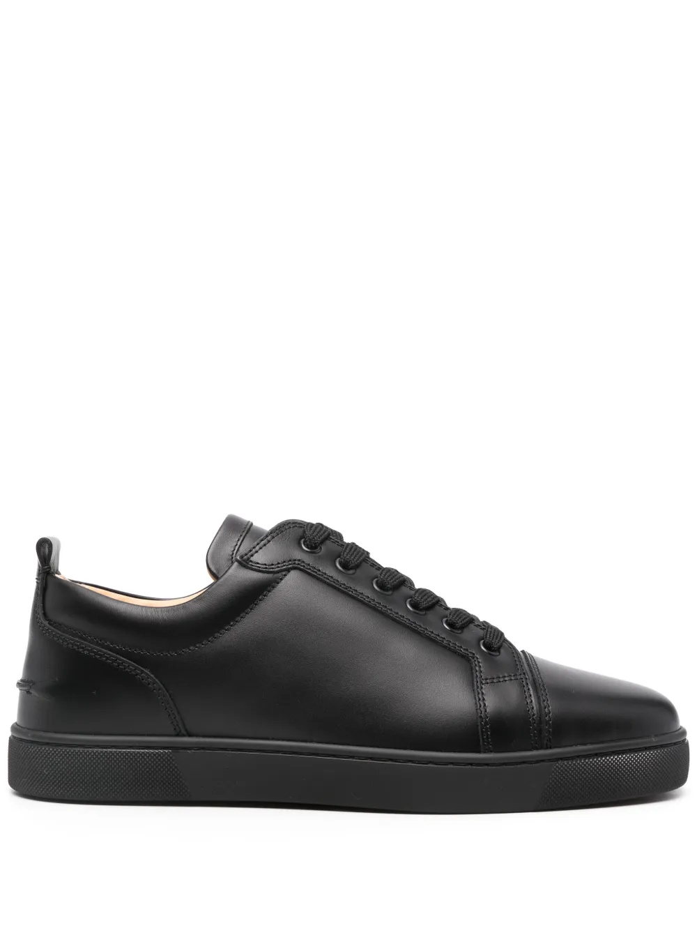 Christian Louboutin tonal leather sneakers | Black | Image 1