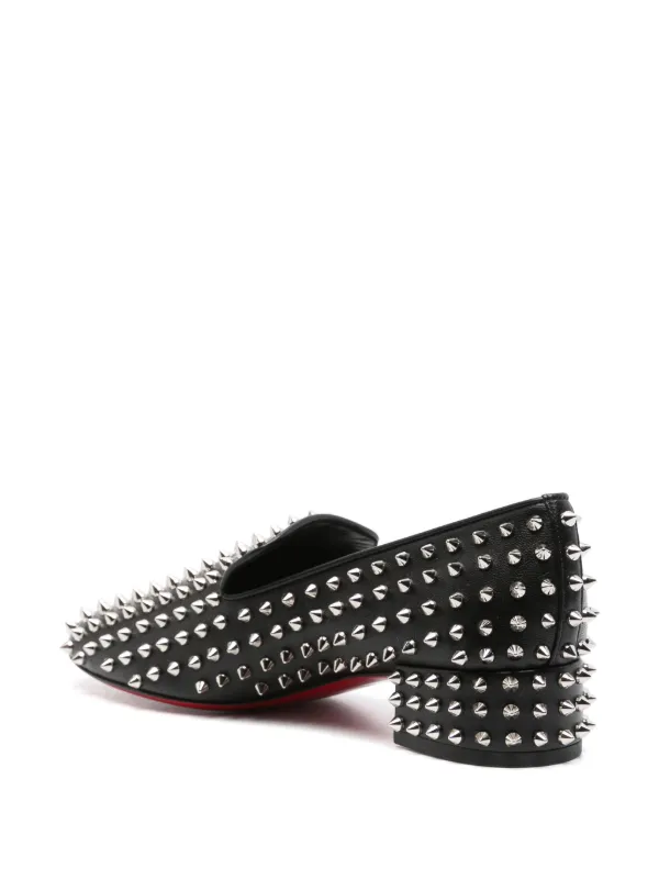 Christian Louboutin Spikeasy 30mm Loafers | Black | FARFETCH