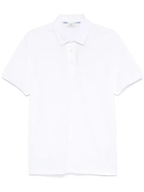 ETRO polo con bordado Pegaso
