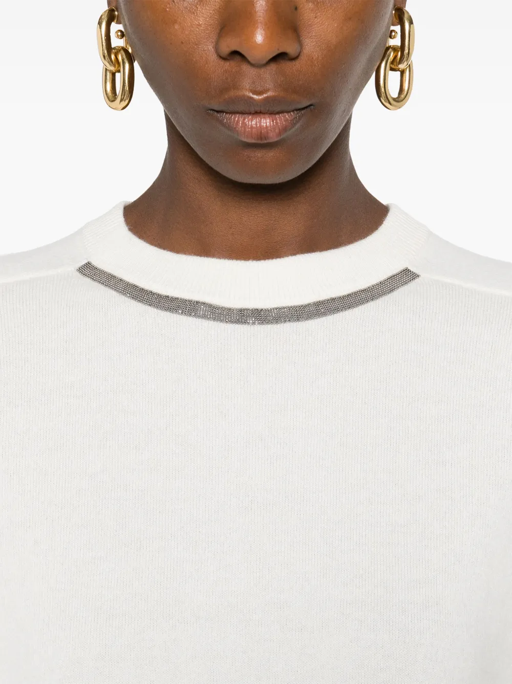 Brunello Cucinelli Sweaters In White