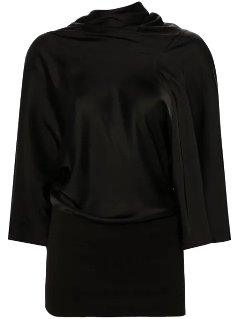 Rick Owens Cylinder satin blouse