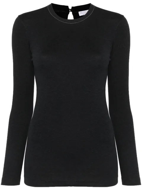 Brunello Cucinelli Monili chain cotton jumper