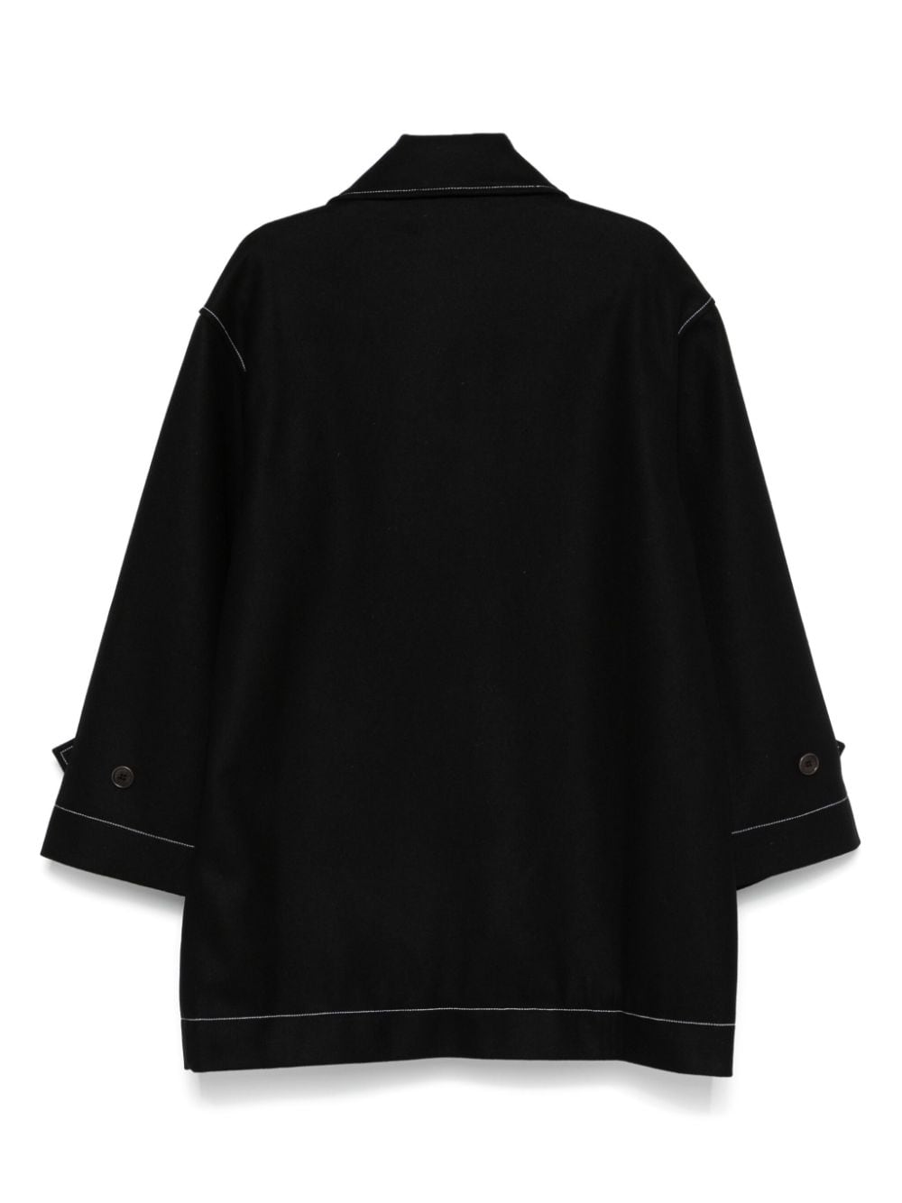 Shop Henrik Vibskov Dimout Coat In Black