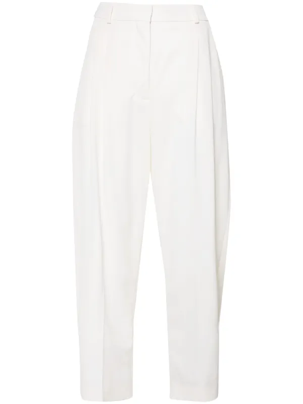 STELLA MCCARTNEY テイラードクロップドパンツ Stella McCartney クロップド テーパードパンツ | ニュートラル